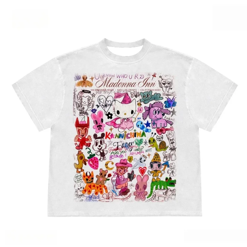 

Новая забавная быстросохнущая футболка с короткими рукавами и 3D принтом граффити для лета, освежающий топ в спортивном стиле