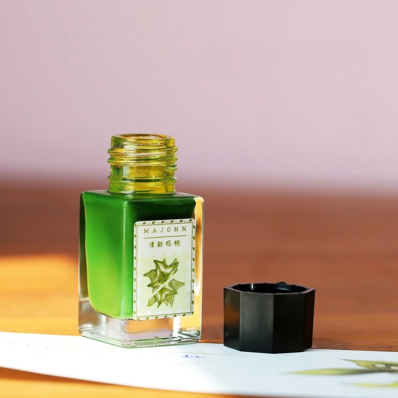 8pcs 18ml Color Pigment Ink Waterproof Not Easy Fade for Painting Creation Notes Diary Calligraphy Illustration Design
