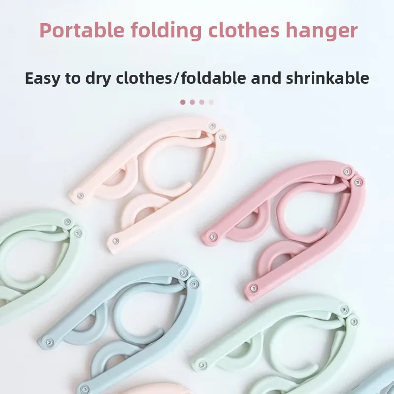 

Foldable Magic Clothes Hanger with Rivets Strong Durable Portable for Home Travel Dormitory Laundry Drying Storage108