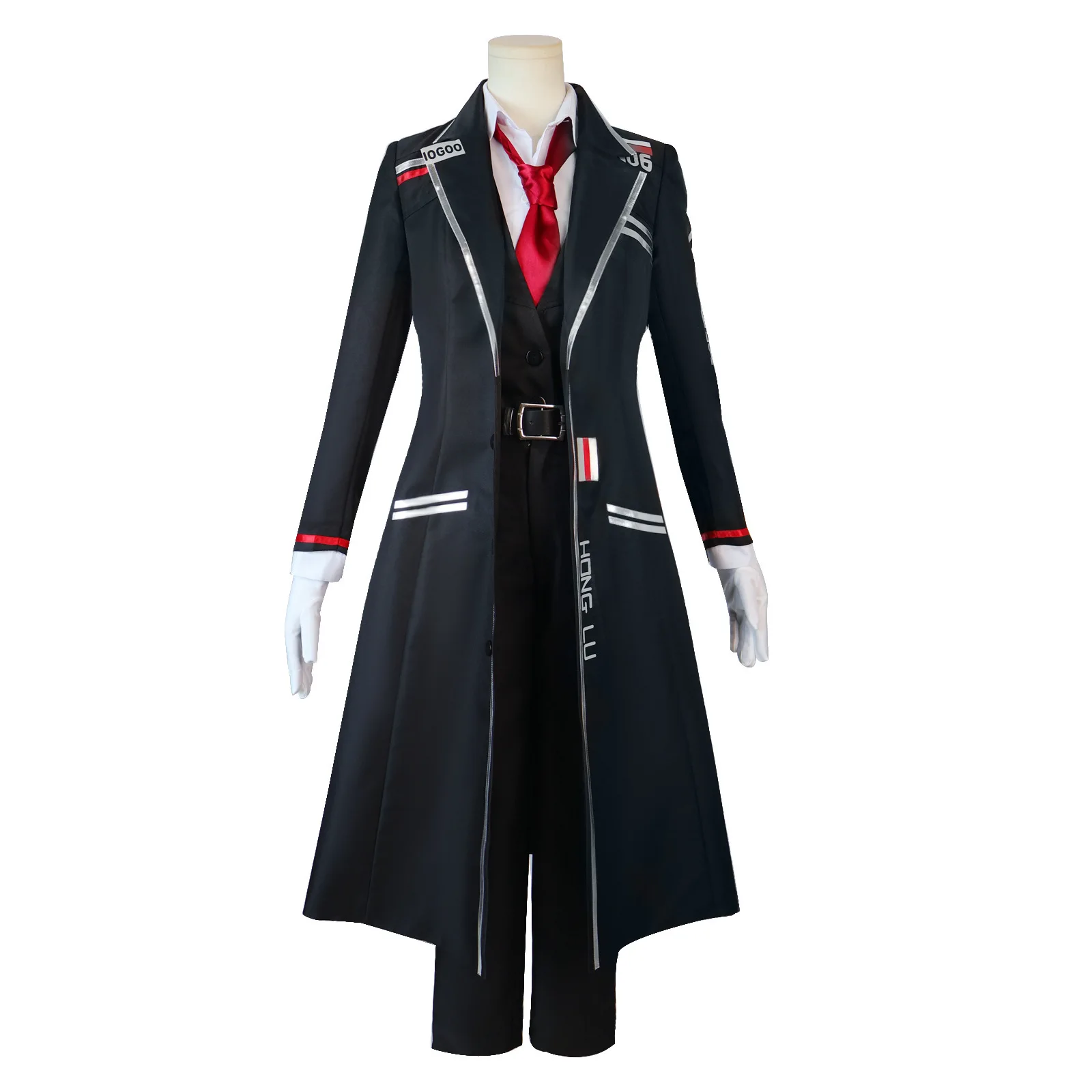 Game Limbus Company Cosplay Dante Costume Red Long Coat DAN TE Uniform Suit Halloween Party Carnival Roleplay Outfits Women Men
