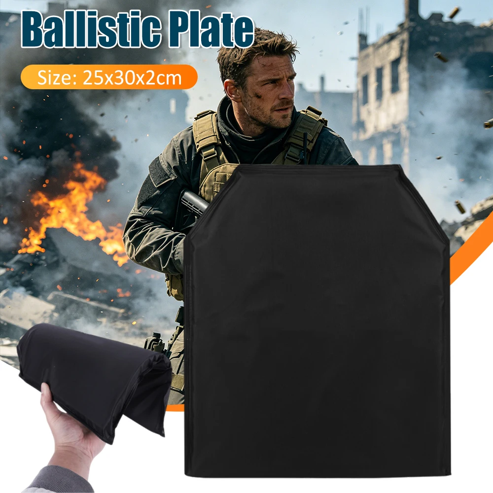 

Ballistic Plate Body Carrier Vest Shock Plate IIIA Anti Stab Armor Board for Outdoor Hunting Paintball War Game Protectiv