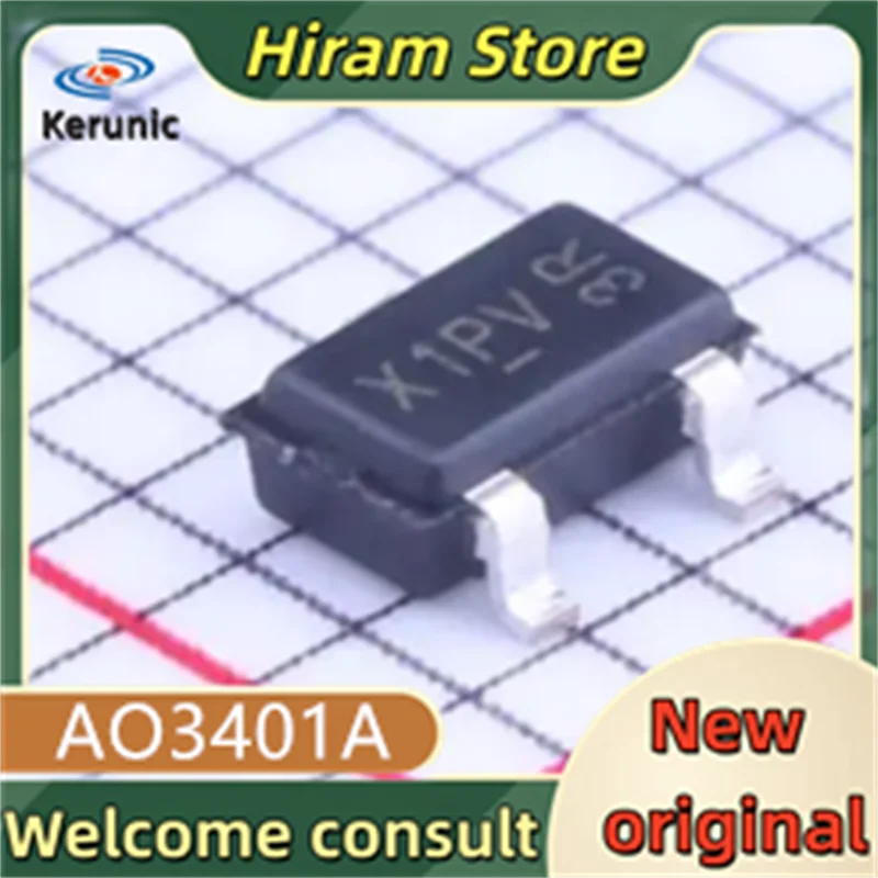 50PCS X1PV New and original AO3401A AO3401 3401A