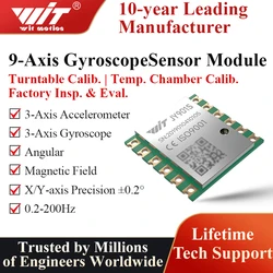 WitMotion WT901 9-Axis Inclinometer High-Accuracy Acc+Gyro+Angle (XY 0.2° Accuracy)+Electronic Compass with Kalman Filtering