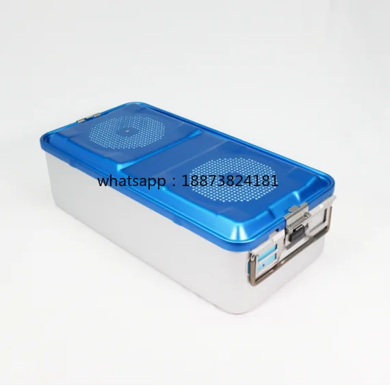 Reusable Aluminum Surgical Sterilization Box Factory Sterilization Case Container for Medical fast shipping