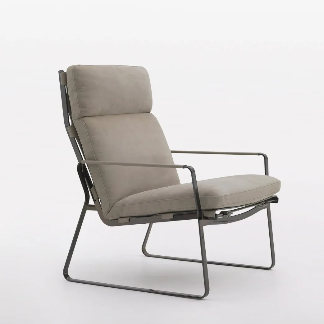 유럽 스타일의 미니멀리스트 인조 가죽 캐주얼 소파 의자 가정 호텔 거실 침실 마사지 의자 식당 의자