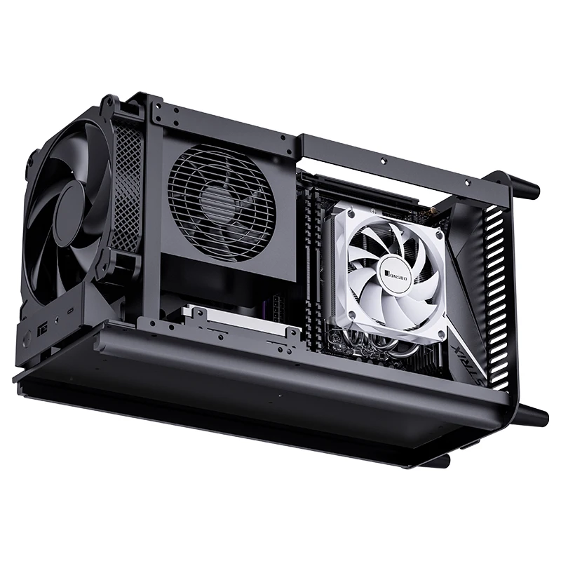 JONSBO HP-400S CPU 쿨러 압력 타입 4 히트 파이프, ITX 소형 폼 팩터 섀시 슬림형 방열판용 9cm 선풍기