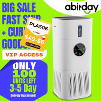 ABIRDAY 2-in-1 Air Purifier with Humidifier Combo for Home Allergies and Pets Hair, Smokers in Bedroom, H13 True HEPA Filter