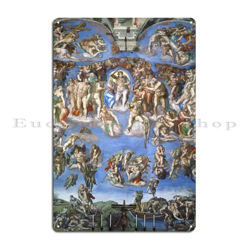 Last Judgement Metal Signs Customized Living Room Decoration Designing Wall Decor Tin Sign Poster