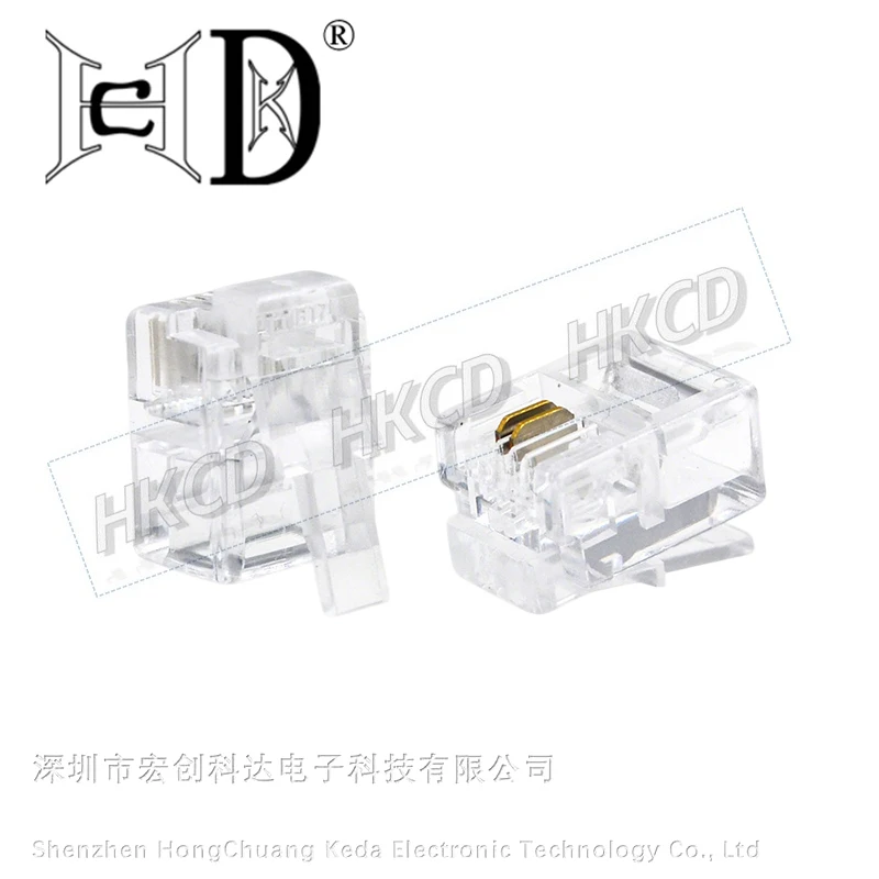 50Pcs 6P2C RJ11 Tel…