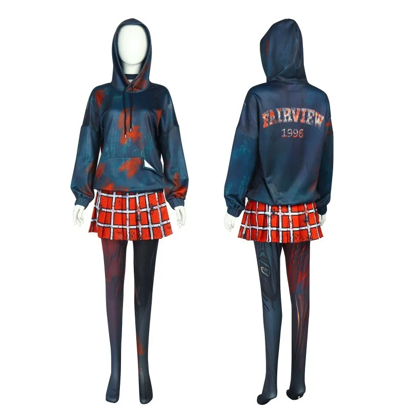 loween Cosplay Set Game n of the Dead Suzy Costume Women's Traditional Clothing Stage Performance Ethnic Wear