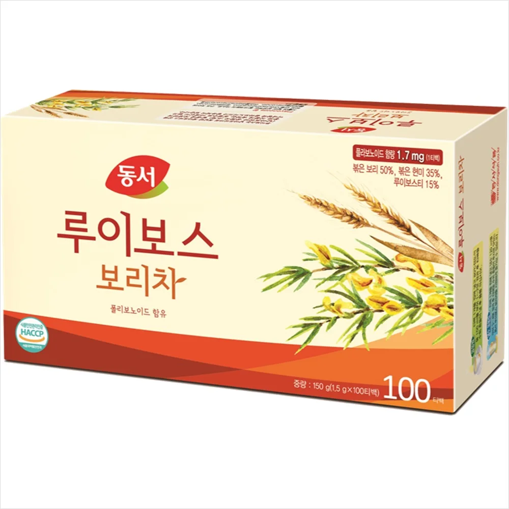 Té de cebada Dongsu Rooibos 100t (Compre 2 y obtenga 1000 ganan descuento X larga vida útil)