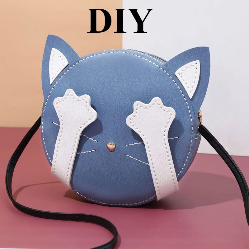 DIY Handwork Bag Shoulder Bag Making Sewing Leathercrafts Handmade Pre Cut Leather Hand Woven Bag Accessories