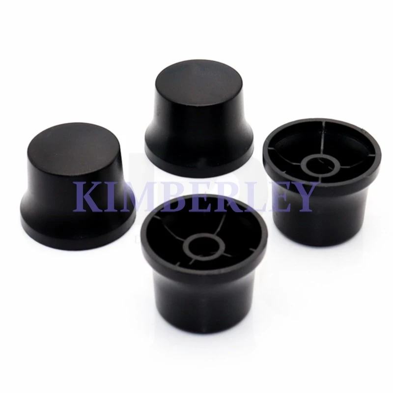 10 Piece Plastic half-shaft Knob Encoder Knob Cap D-axis Potentiometer Knob Cap 6MM Power Amplifier Knob Cap