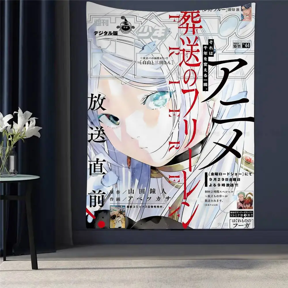 

Anime Frieren Nach Dem Ende Der Reise Colorful Tapestry Hippie Wall Hanging Bohemian Wall Tapestries Mandala Wall Hanging Sheets