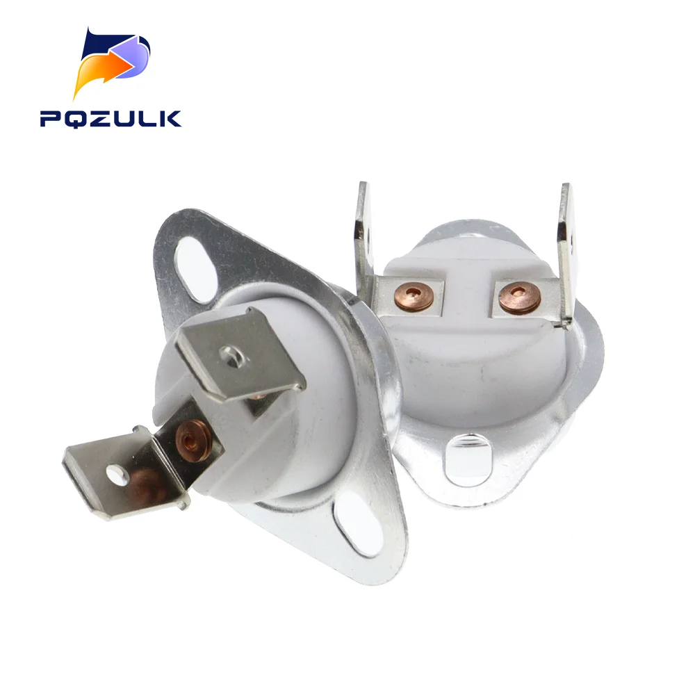 1PCS Normally open KSD302 16A 250V 40-130 Degree Ceramic KSD301 Normally Closed Temperature Switch Thermostat 45 55 60 65 70 75