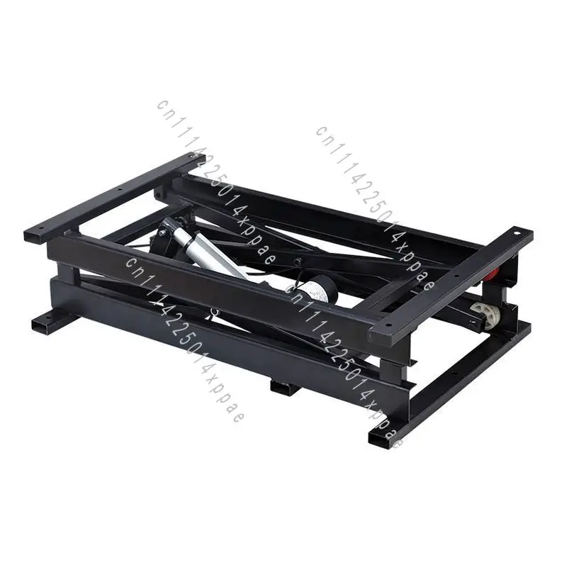Multifunctional Electric Wired Remote Control Coffee Table Dining Table 24V Lifting Hardware Folding Iron Frame 300kg