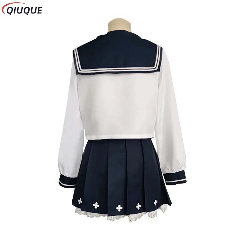 أزياء أنيمي Ajitani Hifumi التأثيرية للنساء البالغات بدلات البحارة JK سترة موحدة أغطية الرأس للهالوين