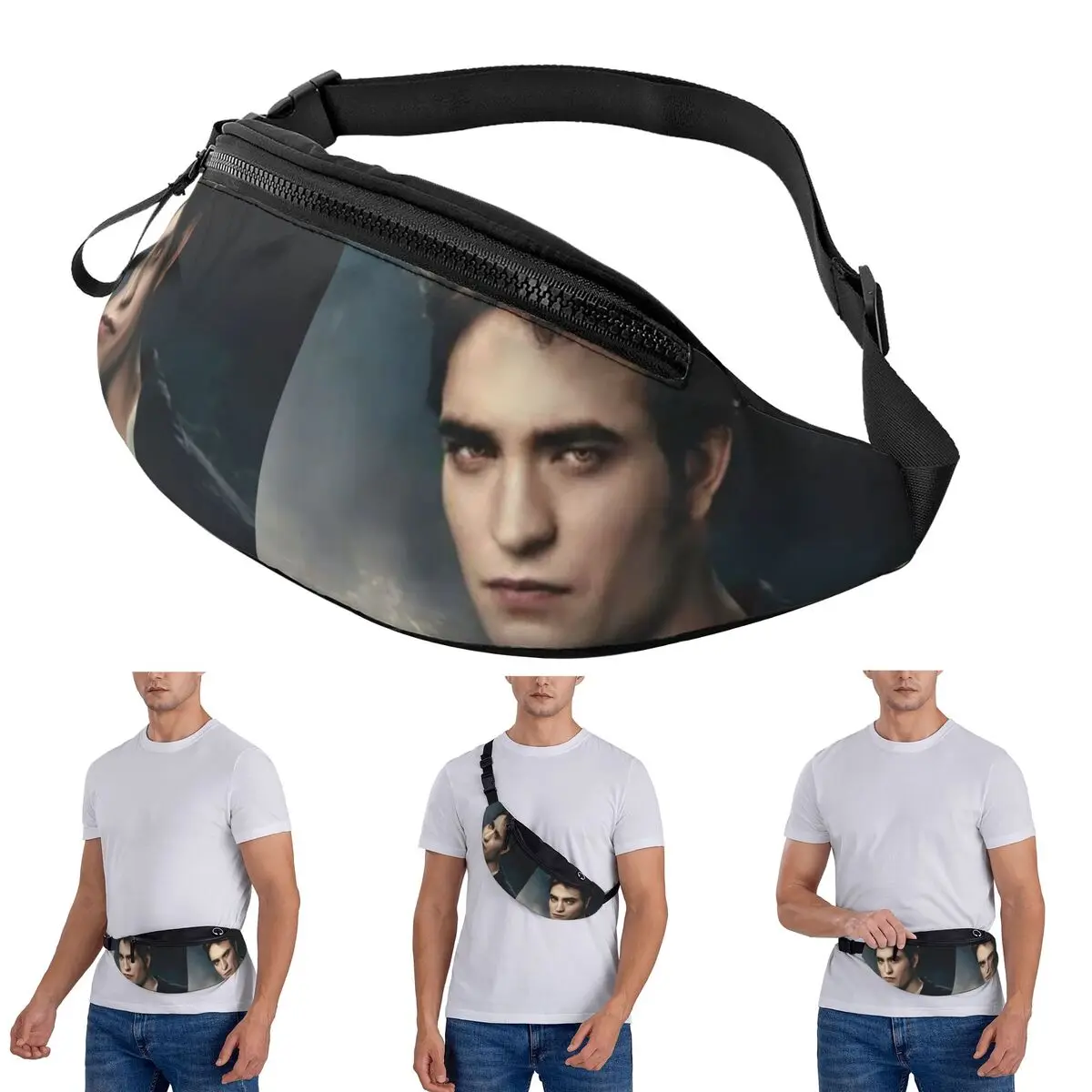 

Crossbody Waist Bag The Twilight Saga Edward Cullen Men Women Fanny Pack Travel Running Money Phone Pouch