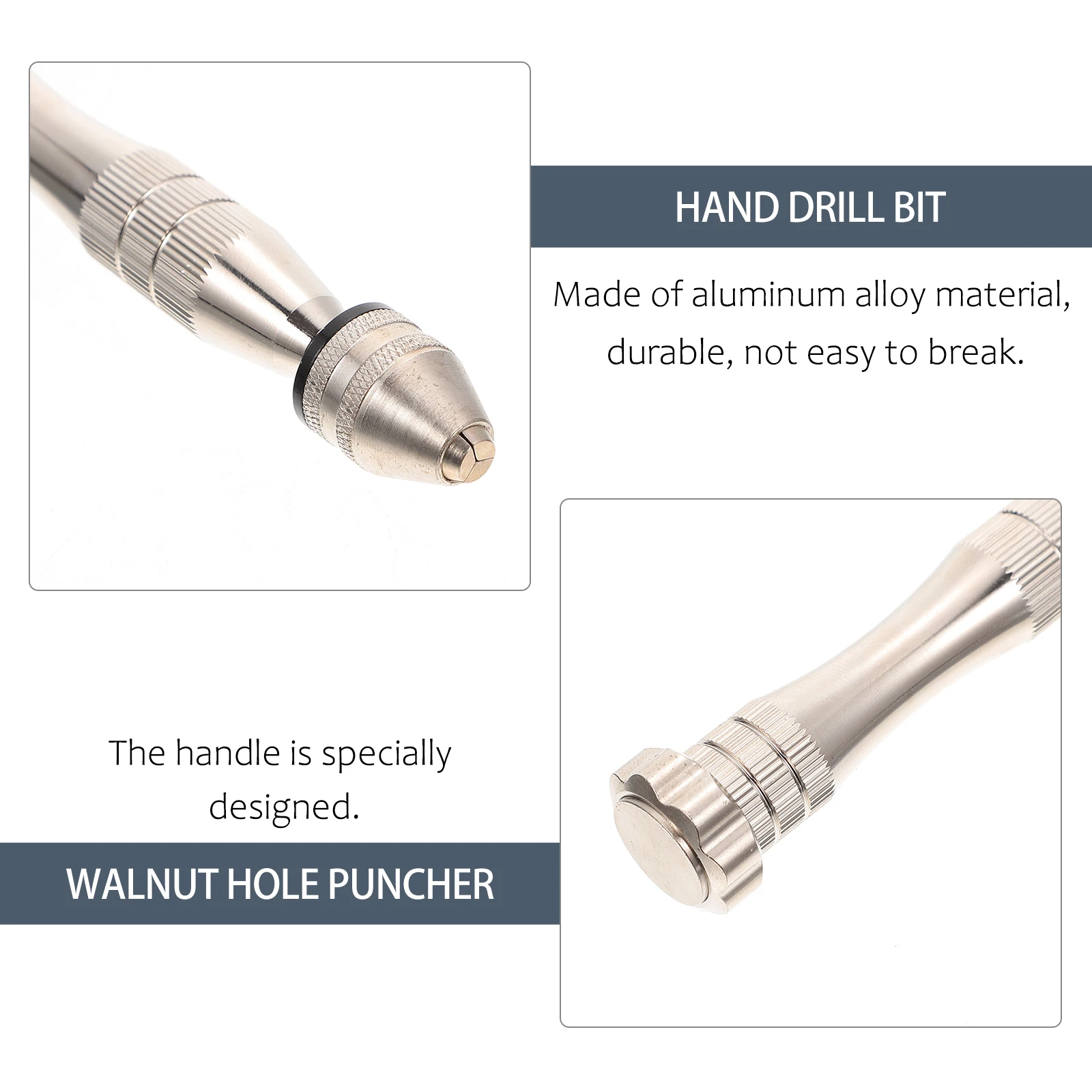 1 Set Bohrer Set Präzision Pin Vise Micro Hand Dreh Werkzeuge Für Manuelle Arbeit Walnuss Loch Puncher Hand Tool Kit Für