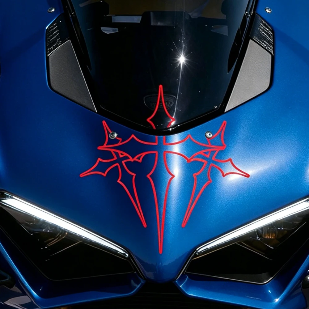 1PC Three-Cross Car Stickers Waterproof for DIY Auto Window Rear Windshield Bumper Motorbike Faith Expression Vehicle Decals