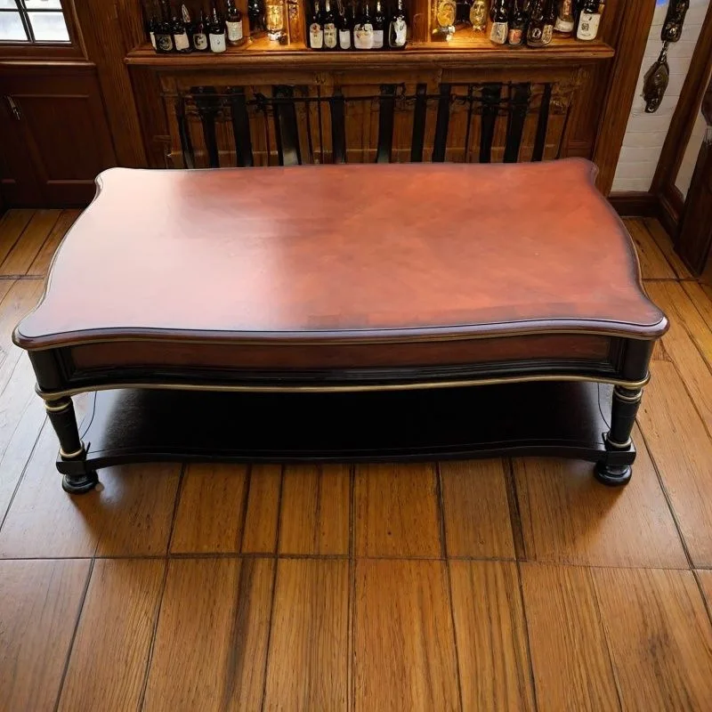 solid wood retro coffee table - đánh giá và giá Draw Coffee And Tea
