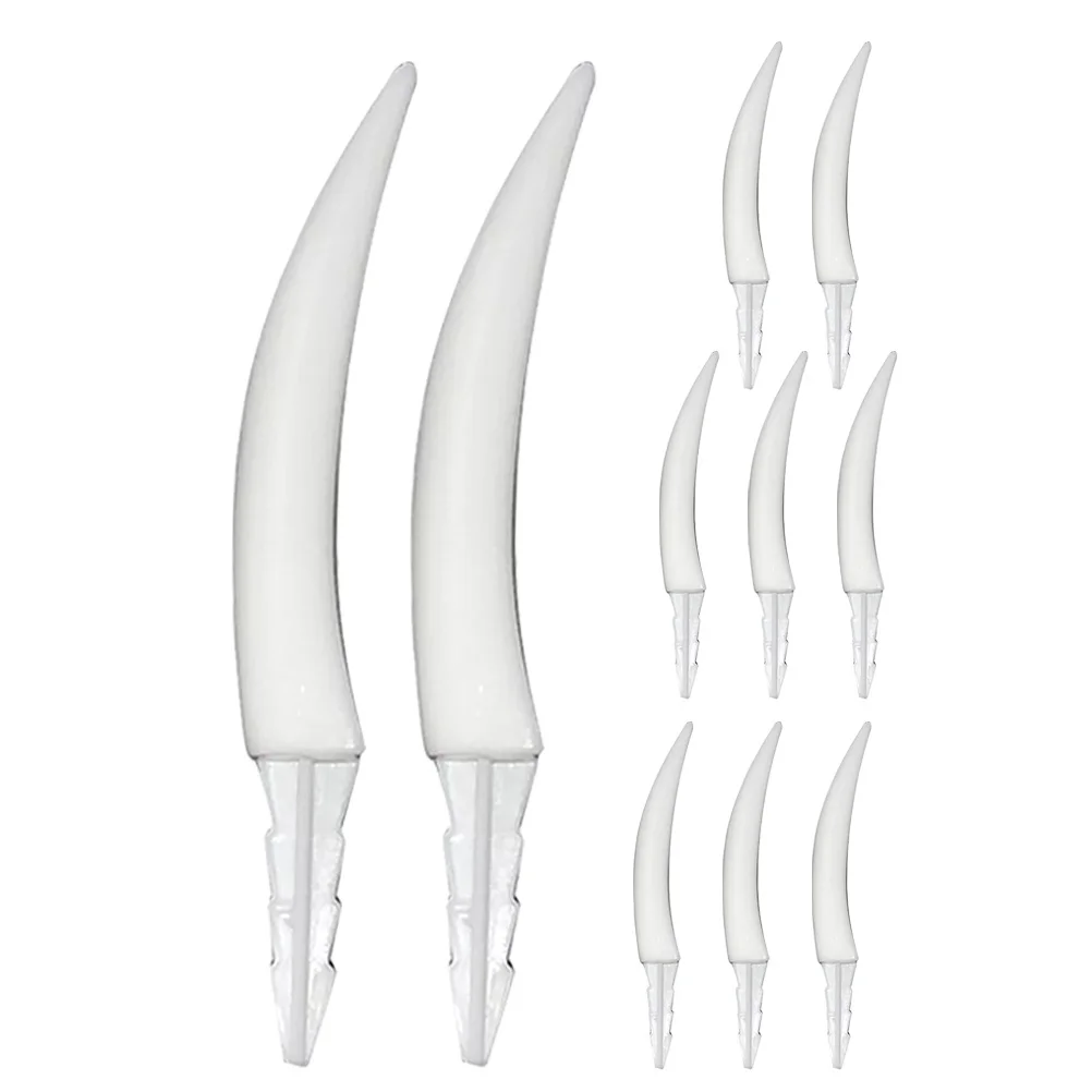 

10Pcs Halloween Pumpkin Teeth Terrifying Spooky Decor Unique Design Indoor Outdoor Party Decoration Pumpkin Teeth