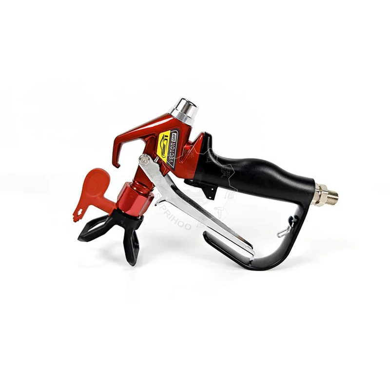 SUPRIHOO 3600 Psi Four Finger Trigger Airless Spray Gun Paint Sprayer Pistol ASG-31 Connect High Pressure Hose RX-Pro Titan