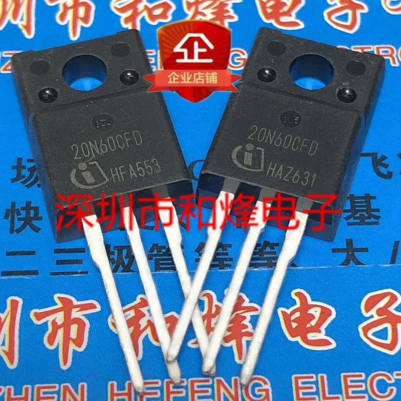 Free shipping   20N60CFD SPA20N60CFD TO-220F 650V20.7A      10PCS