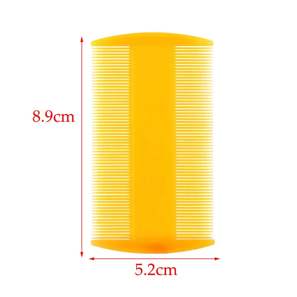 Portable Plastic Narrow Fine Tooth Comb Double Sided Lice Comb Flea Remover Beauty Brush Hair Care Hair Styling Tools