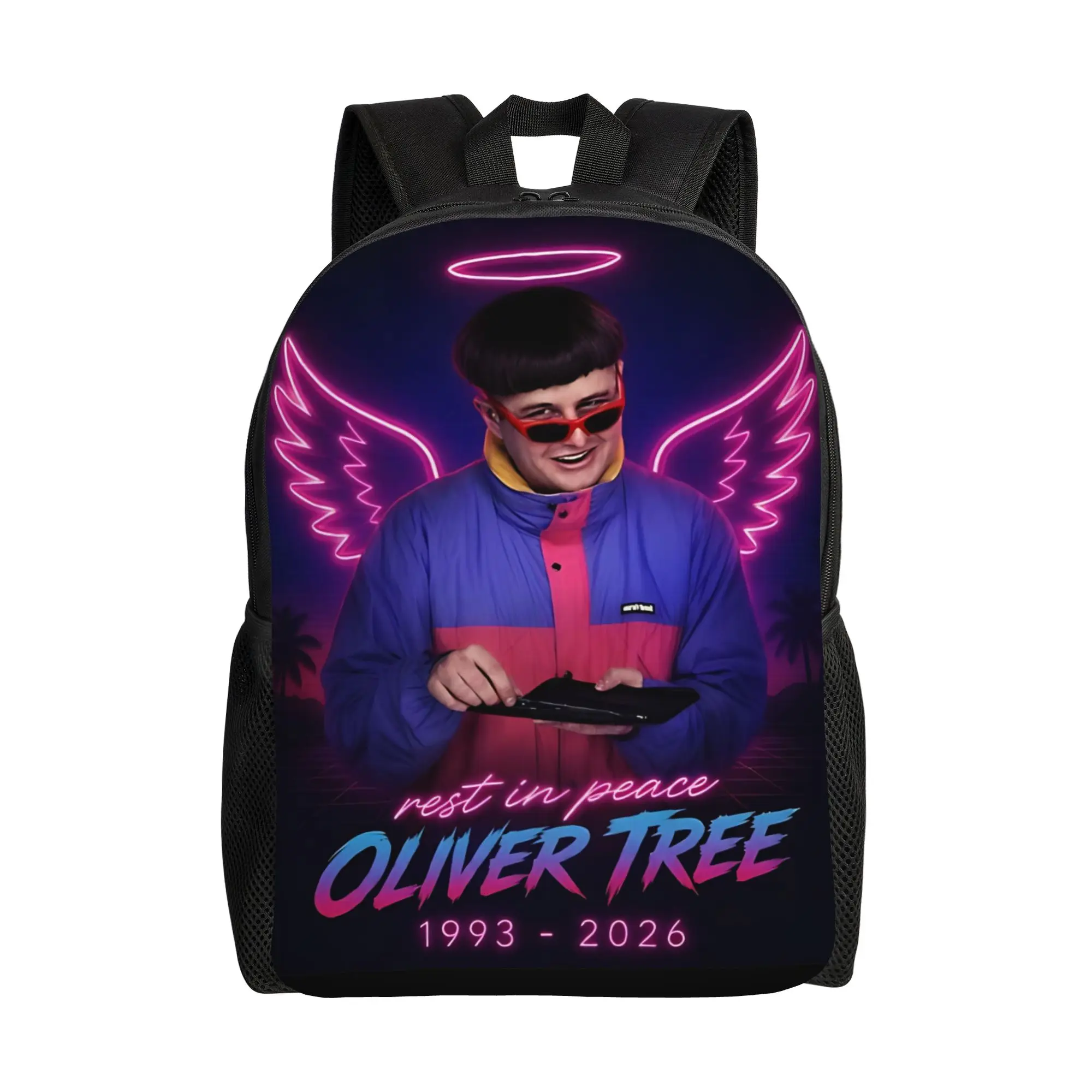 Oliver Tree In loving memory OT Backpack for Men Women Fashion High School Business Daypack Laptop Computer Shoulder Bag Outdoor