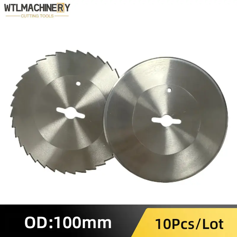 

10Pcs Shawarma Stainless Steel Round Blade 440B 100mm for Kebab Slicer Doner Kebab Toothed Knife