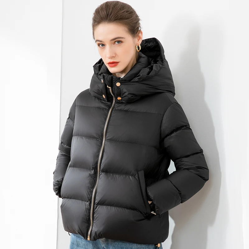 

90% Goose Down Jacket Women's 2023 Winter New thick Warm Female Coat with Hood High Quality Casual Parka Lady Snowwear Overcoat