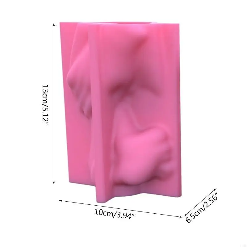 R3MC على الطراز الأوروبي على الطراز الأوروبي من جسم النصف من جسم الجسم نصف الجسم السيليكون الأسمنت أداة الراتنج النضرة لصنع وعاء
