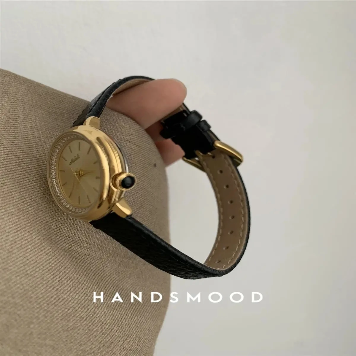 ヴィンテージ Vrouwen クォーツ時計 Klassieke Kleine Ronde Elegante Jurk Polshorloges Lederen Band Eenvoudige Vrouwelijke Klok Reloj