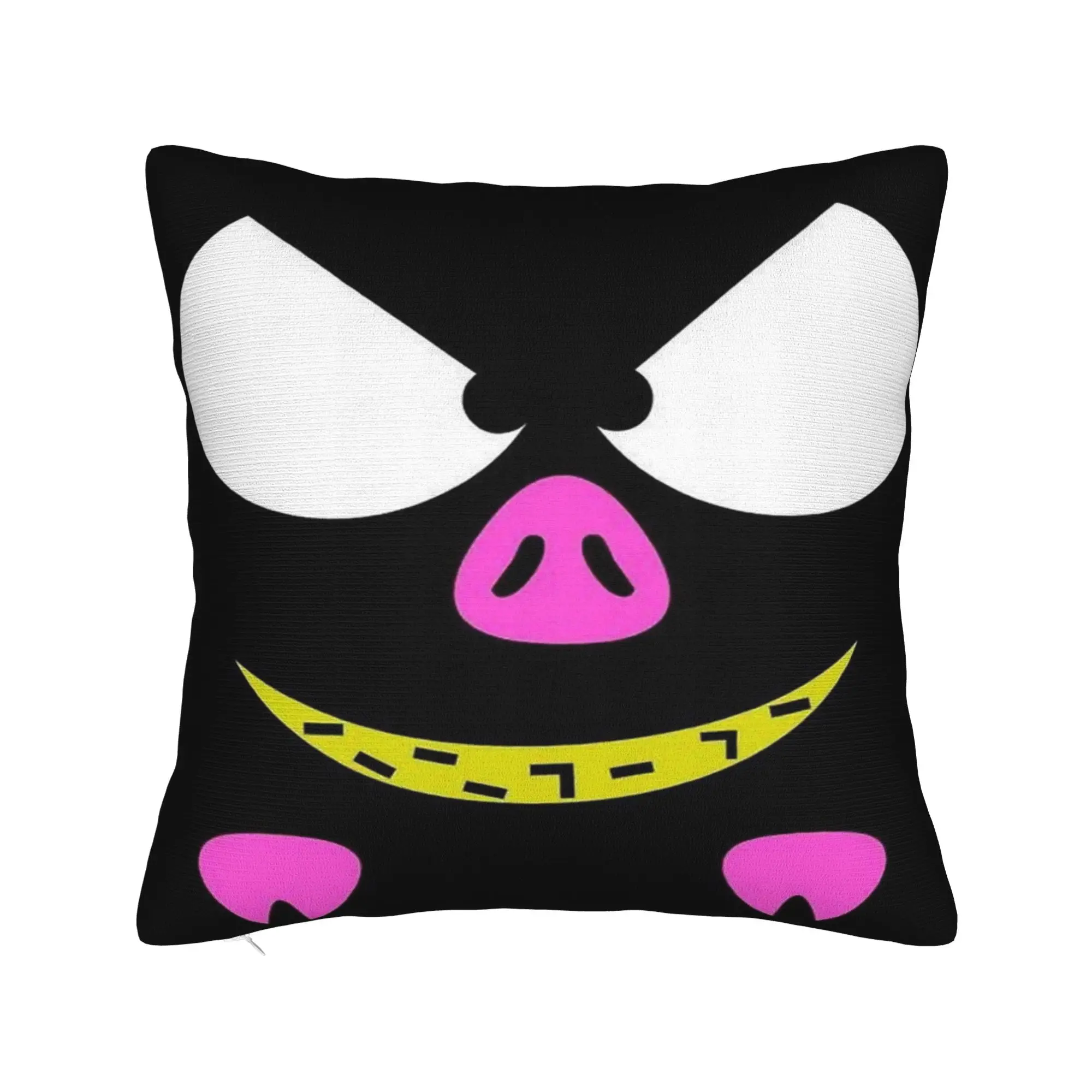 P-CHAN the Pig Square Pillowcases Polyester Bed Car Anime Ranma Cushion Case Cool Decor Pillowcase 40*40