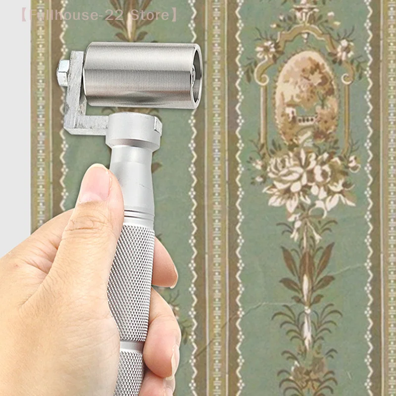 【MAX-22】35/40mm Stainless Steel Flat Pressure Roller For Wallpaper Gaps DIY Wallpaper Seam Rolling Tool Paint Hand Wheel Rollers