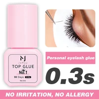 Pegamento JOMAY para extensiones de pestañas, pegamento 0,3 S, envío gratis, volumen de retención de 70 días, herramientas de maquillaje adhesivo para pestañas, pegamento para pestañas de 5ml