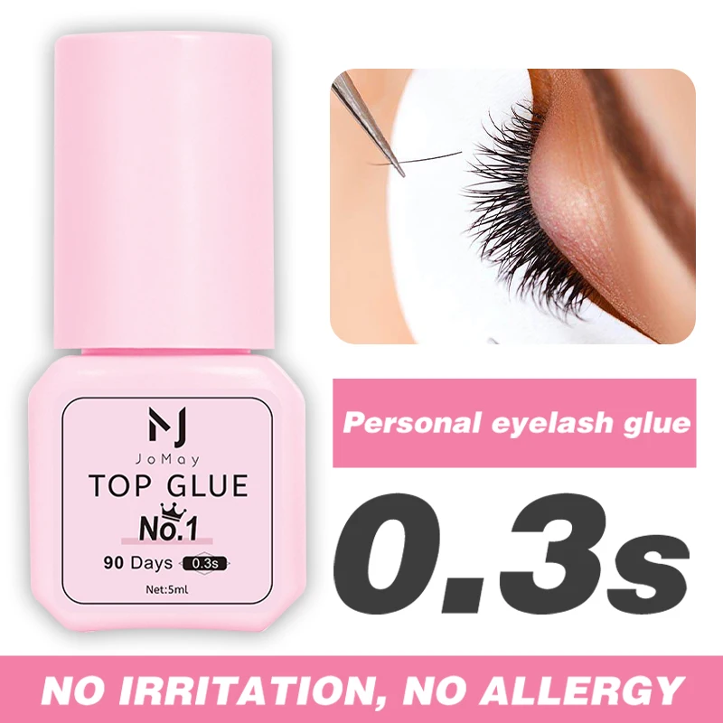 JOMAY Glue Eyelash Extensions Glue 0.3S Free Shipping 70DAYS Retention Volume Lash Adhesive Makeup Tools 5ml Lash Glue