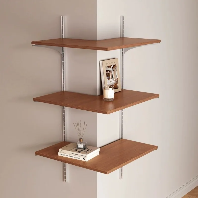 Vintage Hanging Racks Removeable Solid Wood Storage Holders Corner Aesthetic Interior Design Display Storage Rack Home Furniture