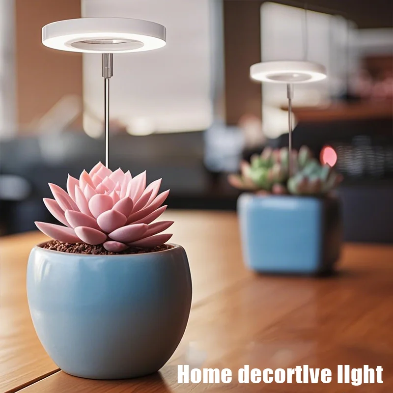 

5 В кольцо ангела светодиодные лампы для выращивания растений полного спектра освещение для роста растений регулируемая лампа Halo для комнатных растений с регулируемой яркостью фитолампа