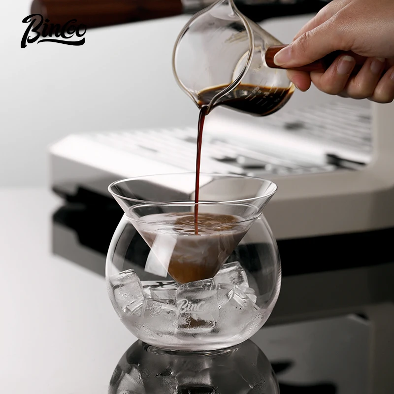 

Martini Molecular Cocktail Cup Triangle With Base Coffee Cup Glasses Creative Glass Ball Cup Party Drinking Ware Bar Accessories