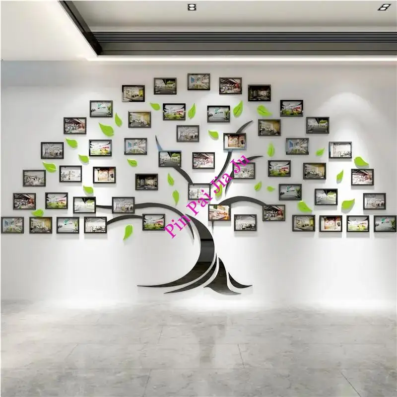 

3D Three-Dimensional Wall Sticker High Quality Acrylic Home Hotel Background Wall Photo Frame Office School Decor Wall Sticker