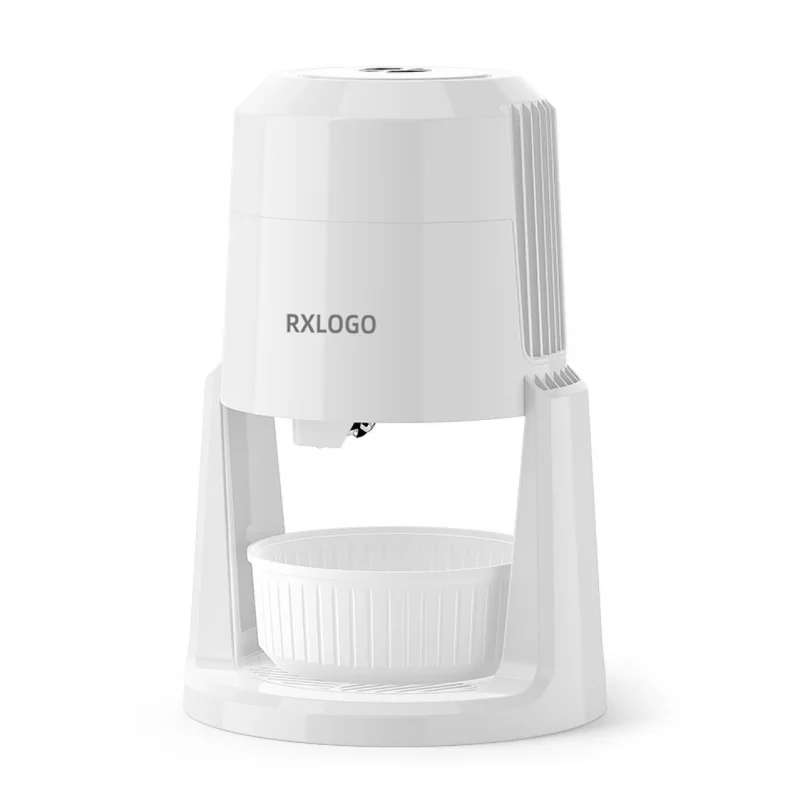 Ice Maker Mini Electric Shaved Ice Machine 135w Portable Snow Cone Maker Ice Crusher Dual Tone Adjustment