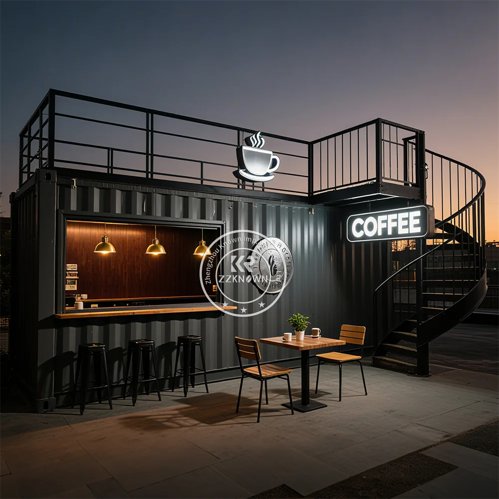 

New Design Expansions Apple Cabin Mobile Container Restaurant Prefabricated Bar Coffee Shop Kiosk For Sale