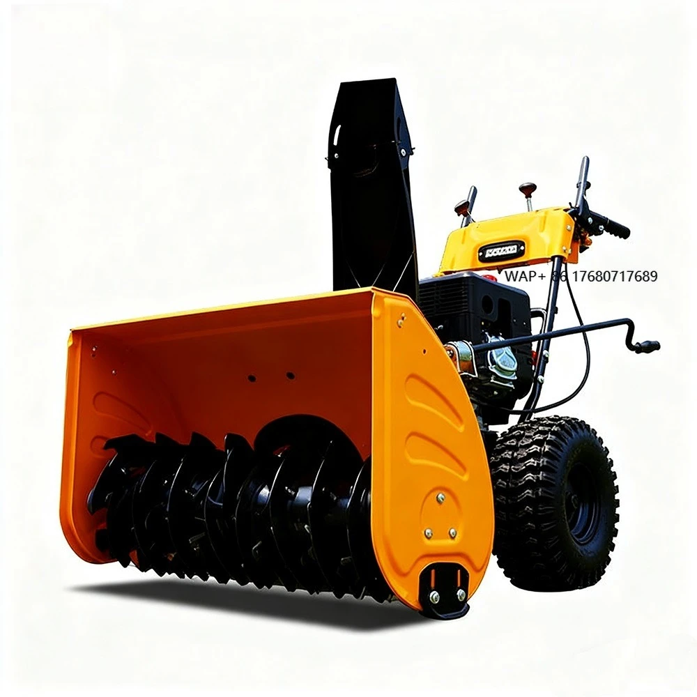 High Efficiency Snow Removal Tool Hydraulic Snow Plow Sweeper Equipped with Powerful Engine