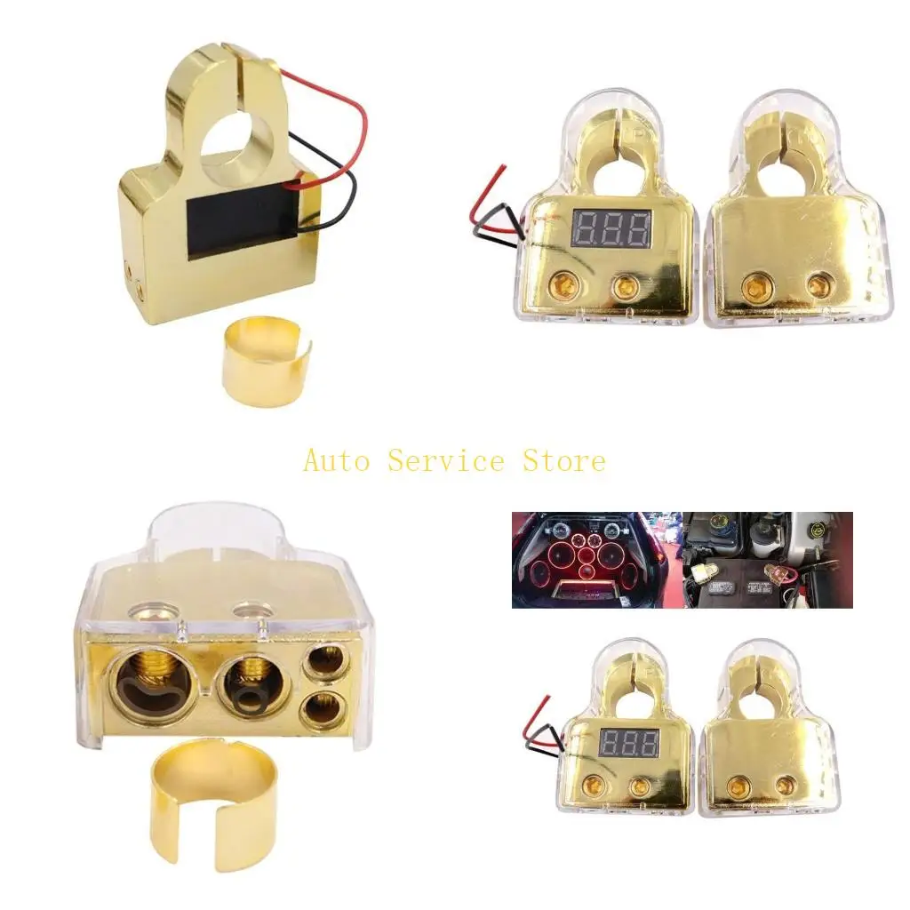 

462A Терминалы автомобильной батареи разъемы вольтметр 0/4/8/10.