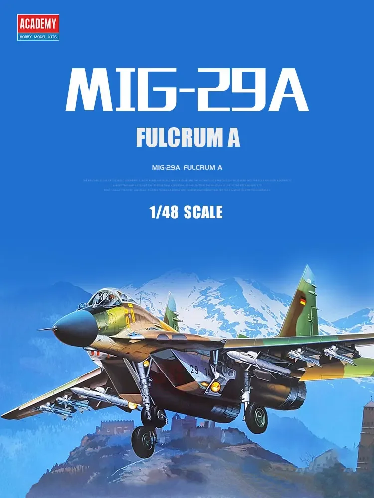 Academy Assembly Aircraft Model Kit 12263 MiG-29A Fulcrum Fighter 1/48