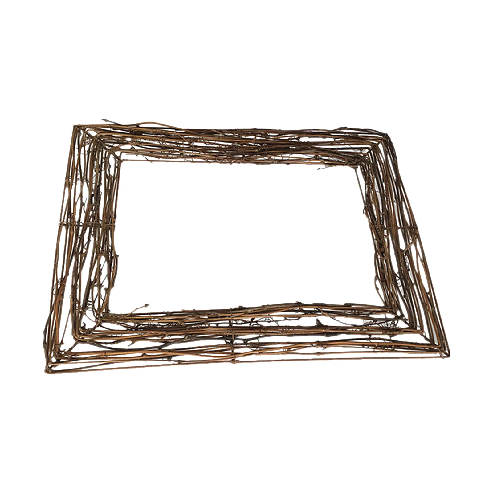 

1Pcs Floral Craft Base Natural Rattan Wreath Frame DIY Decoration Ornament for Flowers Pine Cones Ribbon Holiday Wall Window