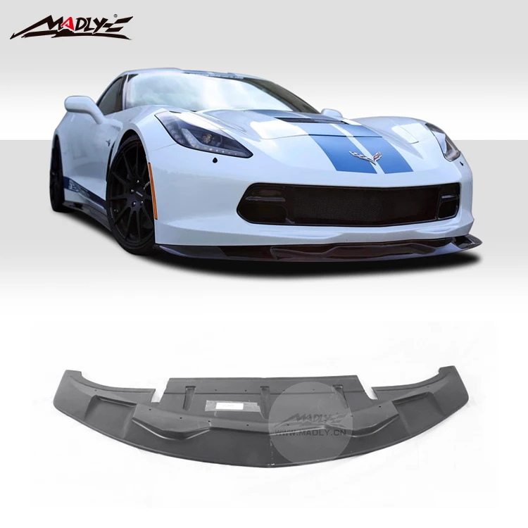 

C7 Front Lip for Chevrolet Corvette C7 body kits Carbon Front Lip for Corvette C7 Under Air Dam Spoiler 2014-2016 Year