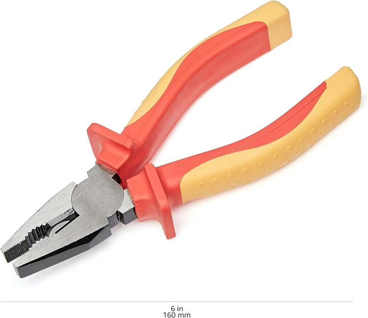 Yellow VDE Insulation Tools Set High Voltage Socket Wrench Pliers Hand Tools